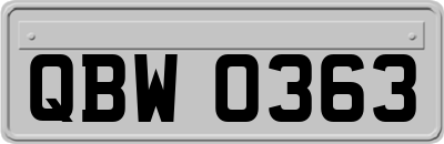 QBW0363
