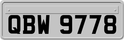 QBW9778
