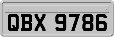 QBX9786