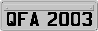 QFA2003