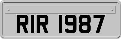 RIR1987