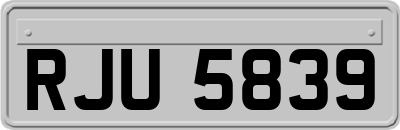 RJU5839