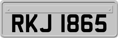 RKJ1865