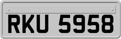 RKU5958